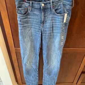 Gap Denim Jeans Women's Size 12/31 Long Regular Blue Classic Straight New / Tags